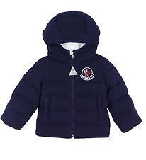 Moncler Daunenjacke m. Wolle - Igore - Navy