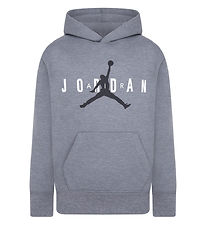 Jordan Hoodie - Grey Melange w. Logo