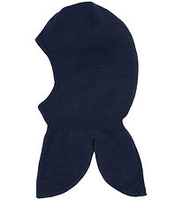Color Kids Balaclava - Wool/Cotton - 2-layer - Total Eclipse