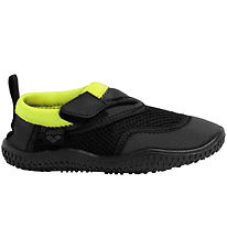 Arena Beach Shoes - Charcoal Grey/Lime Green