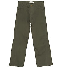 Creamie Jeans - Breed - Olive Nacht