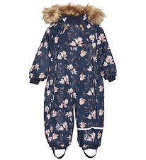 Minymo Snowsuit - Parisian Night w. Flowers