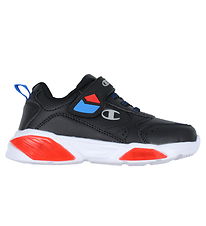 Champion Shoe w. Light - Wave PU B PD - Black w. Red/Blue