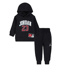 Jordan Ensemble de Jogging - Noir av. Blanc/Rouge