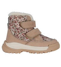 Wheat Winter Boots - Millas - Tex - Rose Dawn w. Flowers