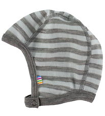 Joha Baby Hat - Wool/Bamboo - Grey/Mint