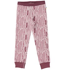 Joha Leggings - Wool/Cotton - Pink/Zebra