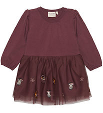 Minymo Dress - Catawba Grape w. Squirrel