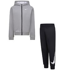 Nike Trainingsanzug - Schwarz/Grau m. Wei