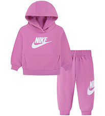 Nike Sweatset - Verspielt Pink m. Wei
