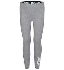 Nike Leggings - Grátóna M. Hvítur