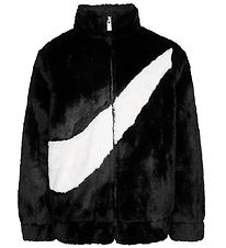 Nike Jacke - Soft & Cozy - Kunstpelz - Schwarz