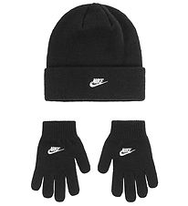 Nike Húfa/Hanski - Prjónað - Svart
