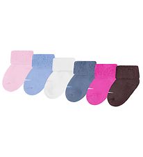 Nike Walking socks - 6-Pack - Pink Foam/Blue