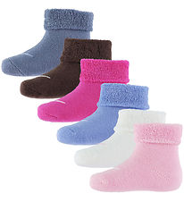 Nike Walking socks - 6-Pack - Pink Foam/Blue