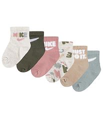 Nike Socken - 6er-Pack - Pale Ivory Heather/Mehrfarbig