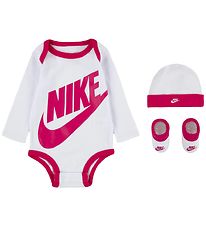 Nike Gvoset - Tofflor/Mssa/Body l/ - Futura - Rush Rosa/Vit