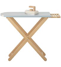 Bloomingville Mini Ironing board & iron - Wood - Sande - Blue