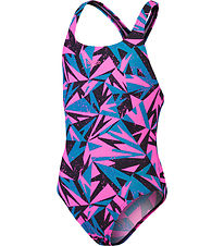 Speedo Swimsuit - Hyper Boom All-over Medalist - Pink/Green