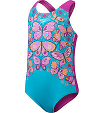 Speedo Swimsuit - Digital Printed Swimsuit - Blue/Purple