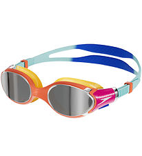 Speedo Sundgleraugu - BioFuse 2.0 Mirror Junoir - Appelsína/Blue
