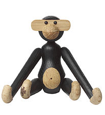 Kay Bojesen Wooden figure - Monkey - 10 cm - Mini - Dark Stained
