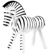 Kay Bojesen Wooden figure - Zebra - 14 cm - Black/White