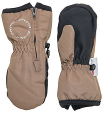 En Fant Mittens w. Zipper - Chocolate Chip
