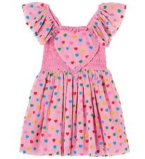 Stella McCartney Kids Tulle Dress - Pink w. Hearts