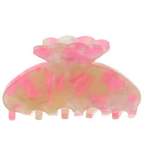 By Str Haarspange - Lulu - 5 x 3 cm - Pink Marmor