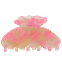 By Stær Hárklemma - Lulu - 5x3 cm - Bleikt Marmari