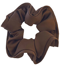 Bows By Str Scrunchie - Anemone - Chocolate brown