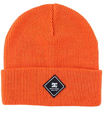 DC Knitted Beanie - Label - Orange