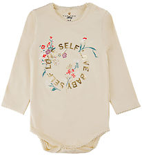 The New Siblings Bodysuit l/s - TnsIsma - Oatmeal w. Print