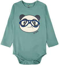 The New Siblings Bodysuit l/s - TnsIwer - Arctic w. Panda