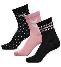Hummel Socken - hmlAlfie - 3er-Pack - Woodrose m. Glitzer