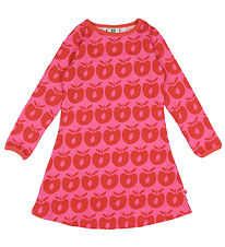 Smfolk Dress - Pink w. Retro Apples