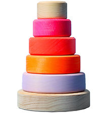 Grimms Stapelturm - Holz - Klein - Neon Pink
