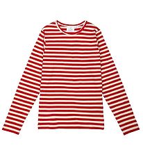 The New Blouse - TNFie - Rib - Mars Red/White Striped