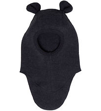 Huttelihut Balaclava - Ull - Enkel - Teddy - Marinbl