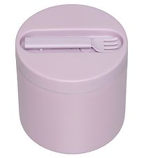 Design Letters Lunchbox w. Fork - Thermal - Large - Lavender