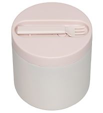 Design Letters Lunchbox w. Fork - Thermal - Large - Pastel Beige