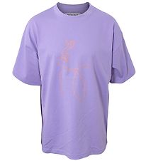 Hound T-shirt - Oversized - Lilac w. Print