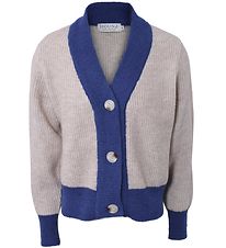 Hound Cardigan - Stickad - Rib - Kobolt Blue