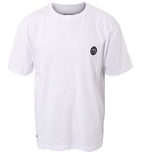 Hound T-shirt - White m. Mrke
