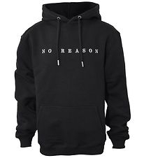 Hound Hoodie - Black m. Broderi