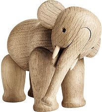 Kay Bojesen Figurine en bois - lphant - 16 cm - Petit - Eg