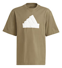 adidas Performance T-shirt - U FI Logo T - Army Green