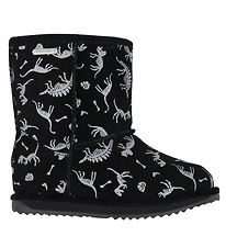 EMU Australia Linned Boots - Tex - Reflective Dino Brumby - Blac