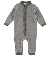 Joha Onesie - Ull - Gr/Vit